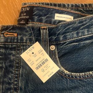 J. Crew Factory Boyfriend Jeans - Deep Blue